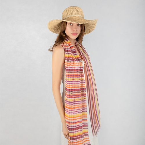 woven printed scarf